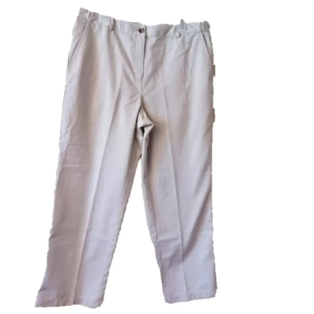 LL Bean khaki pants womens size 16 petite